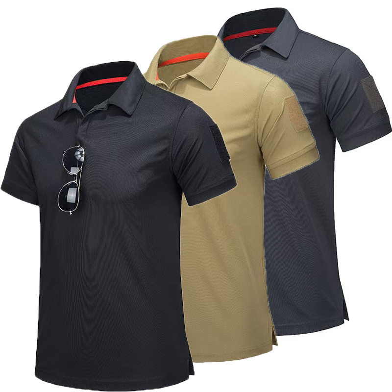 Tactical Military Shirt Cargo - 남성용 군용 통기성 풀오버 여름 스포츠