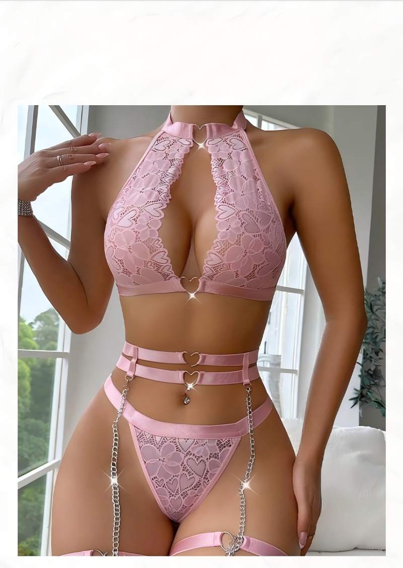 섹시 란제리 세트, 푸쉬업 레이스 가터 란제리 세트(초 - Underwear 리뷰 및 가격