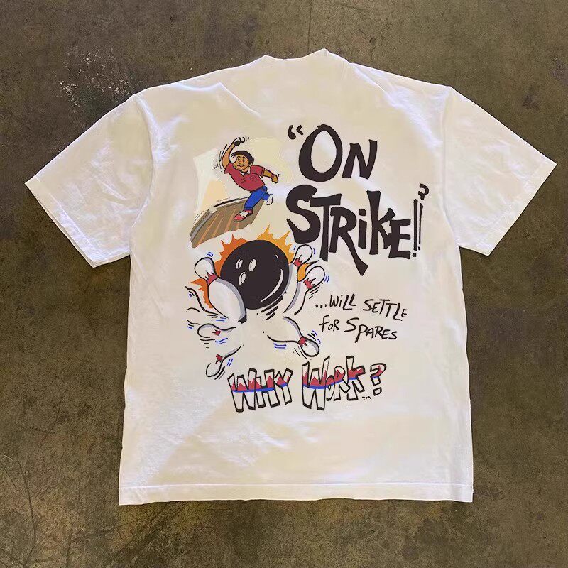 미국 레트로 스타일의 남녀 공용 반팔 스트리트 스타일  - Short Sleeve Bowling Shirt Retro 리뷰 및 가격