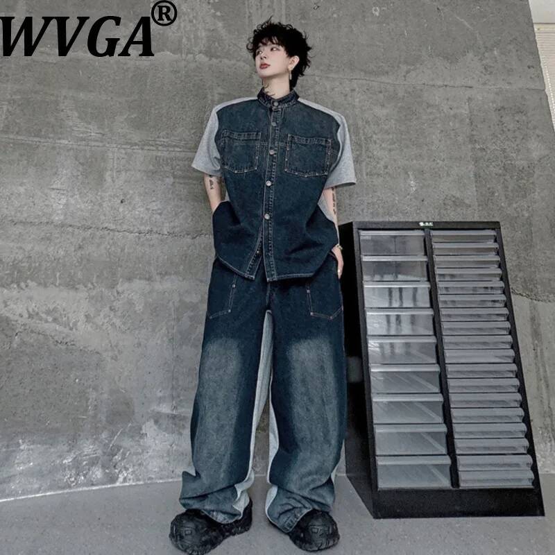 WVGA 2026 여름 신상 남성 스탠드 칼라 컬러 블 - Jeans 리뷰 및 가격