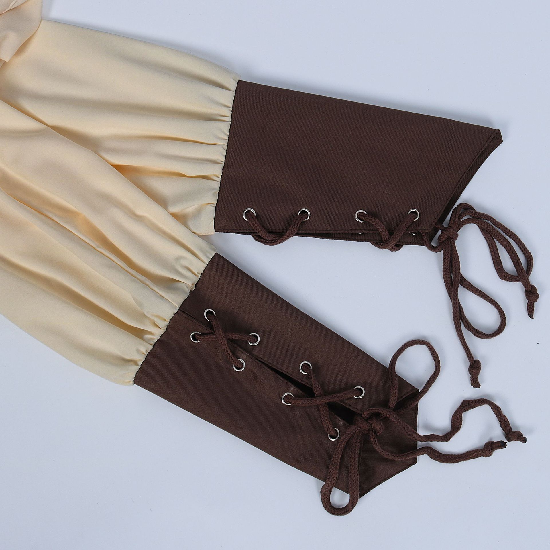 할로윈 해적 의상 남성용 중세 르네상스 LARP 셔츠( - Medieval Gothic Lace Up Pirate Shirt 리뷰 및 가격